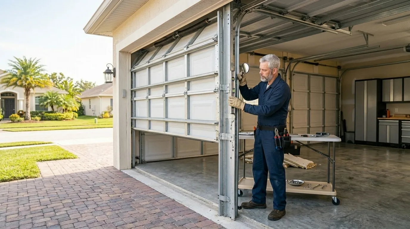 Repaired & tested - Orem garage door service