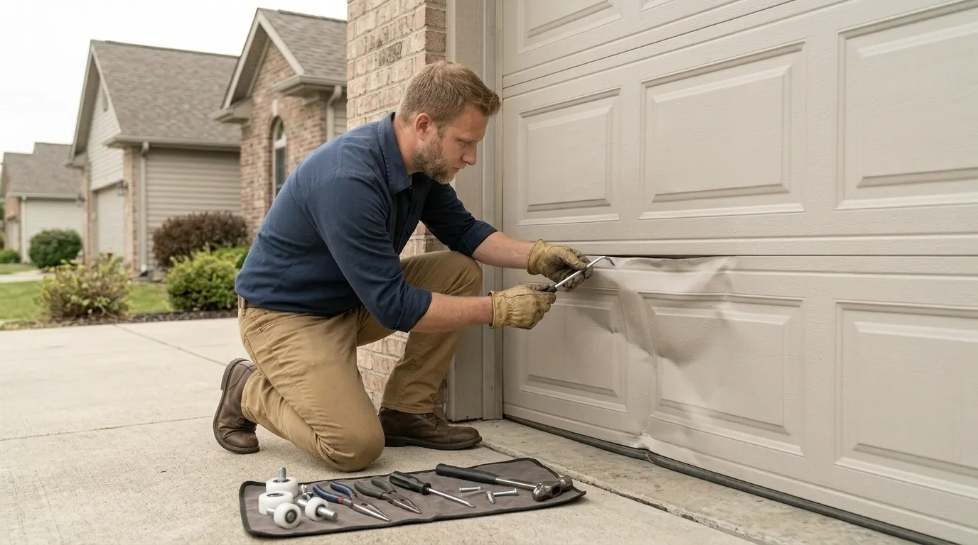 Repaired & tested - Orem garage door service