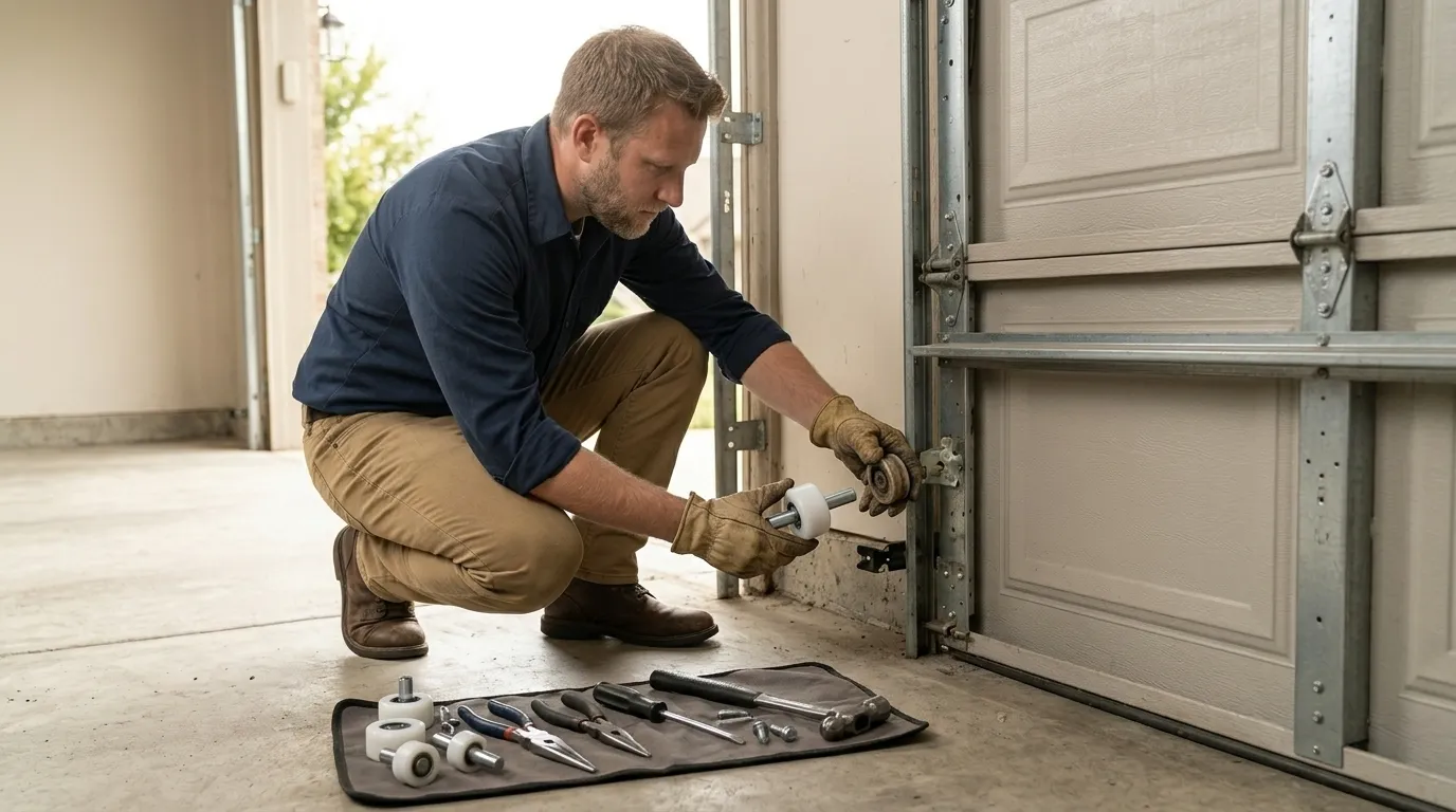 Repaired & tested - Orem garage door service