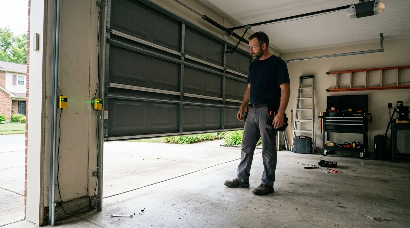 Repaired & tested - Orem garage door service