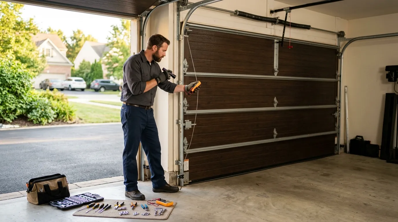 Repaired & tested - Orem garage door service