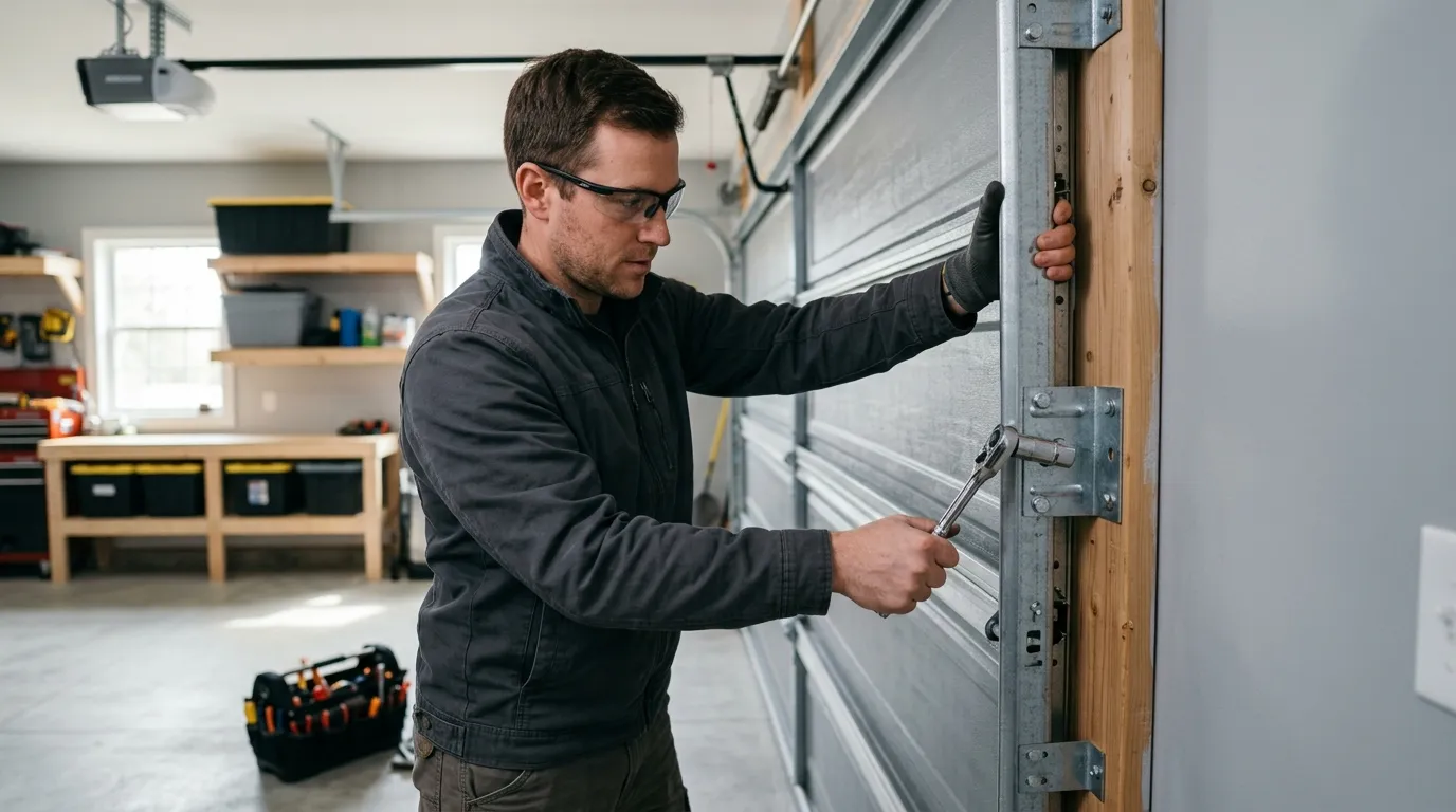 Repaired & tested - Orem garage door service