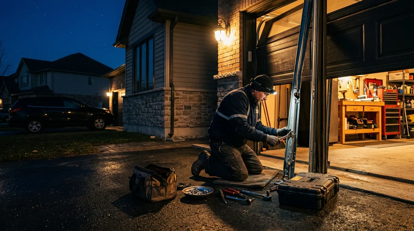 Repaired & tested - Orem garage door service