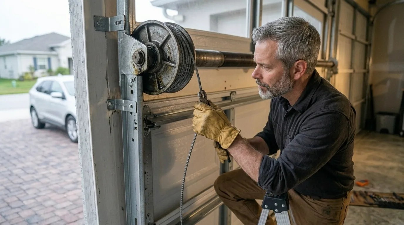 Repaired & tested - Orem garage door service