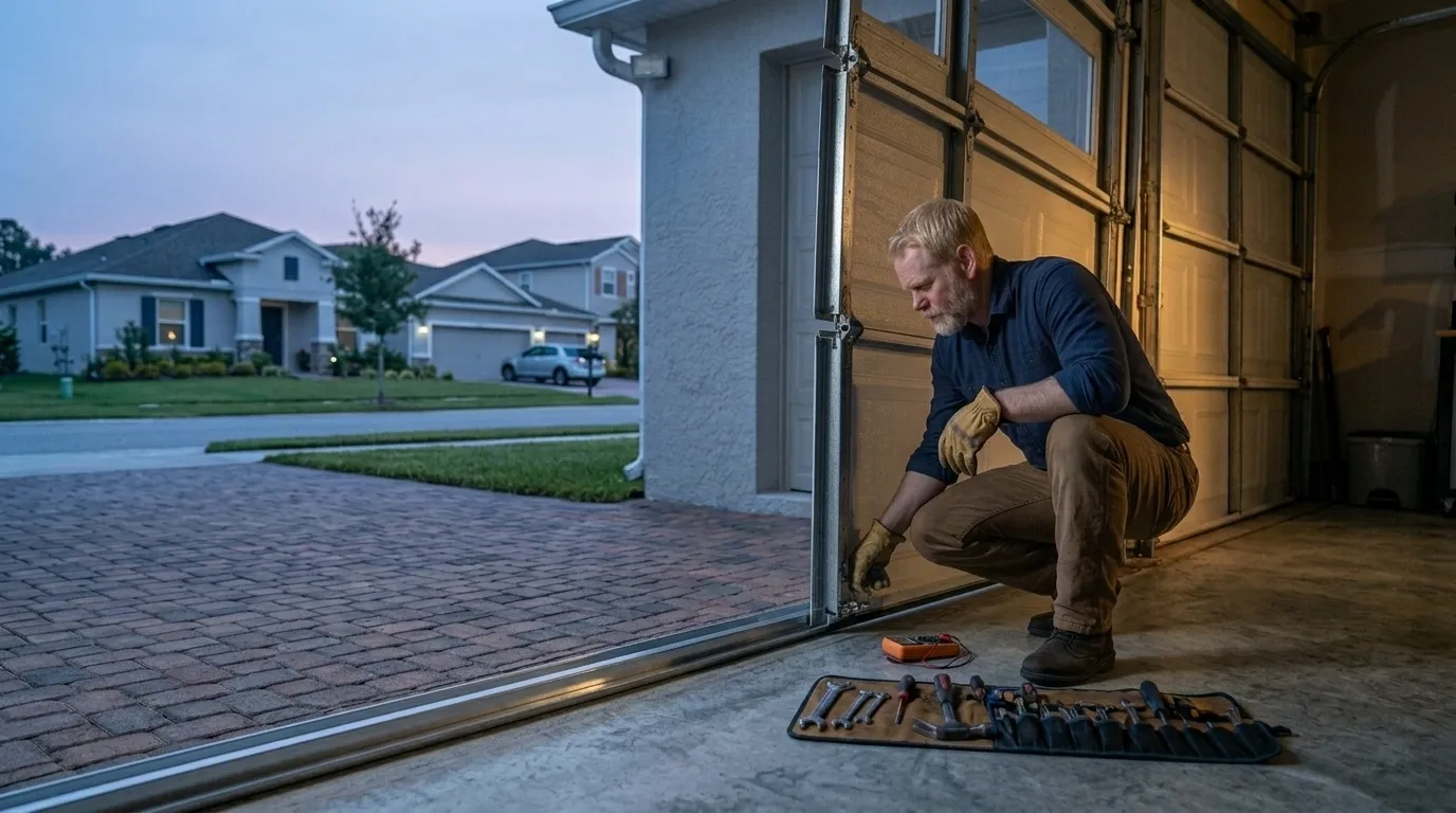 Repaired & tested - Orem garage door service